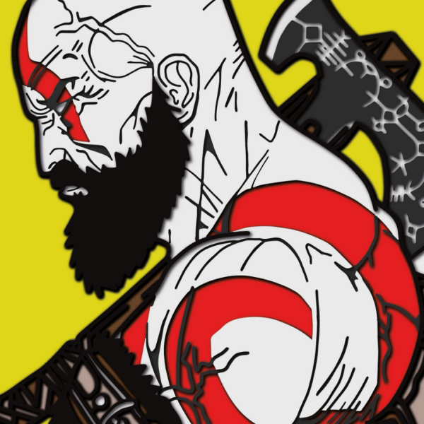 Kratos Layered Design Files for Cutting - Image 2