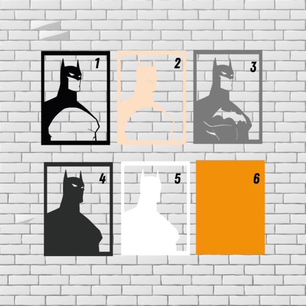 Batman Layered Design for Laser Cutting - Image 3