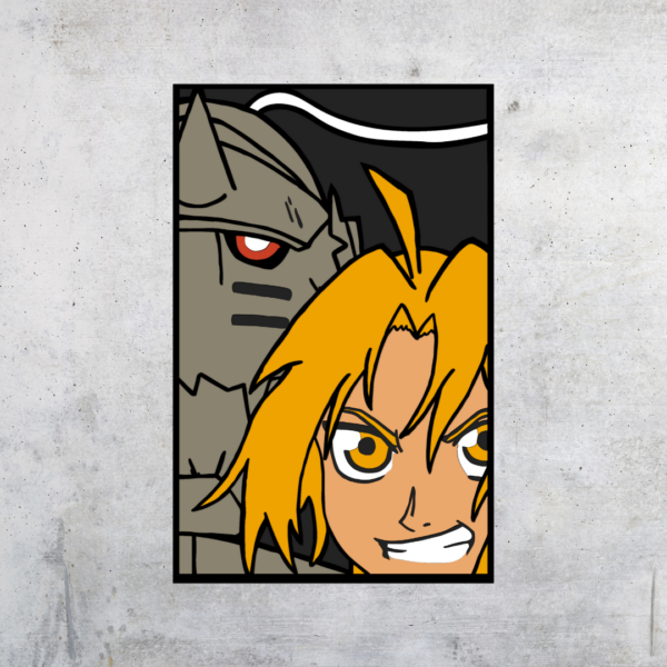 Elric Brothers Layered Design Files for Cutting - Image 2