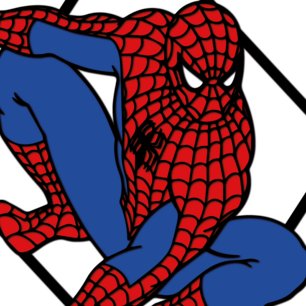 Spiderman v2 Layered Design for Cutting - Image 2
