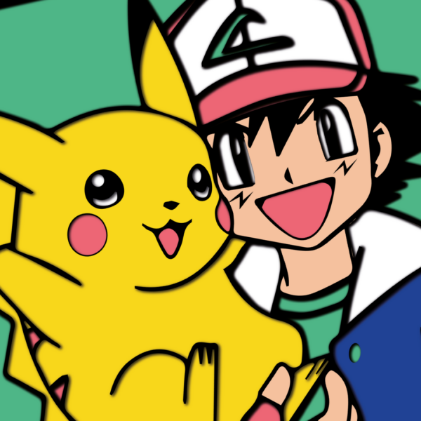 Ash Pikachu Multilayer Design for Laser Cutting - Image 2