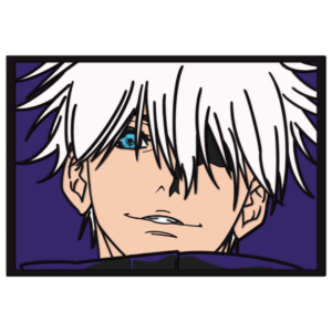 Gojo Satoru Jujutsu Kaisen layered design SVG laser cut file