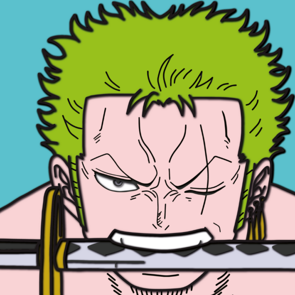 Roronoa Zoro Layered Design Files for Cutting - Image 3