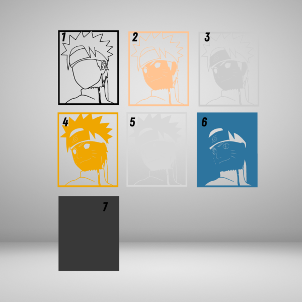 Naruto Layered Design Files for Cutting - Image 6