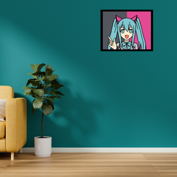 Miku Layered Design for Laser Cutting - Image 5