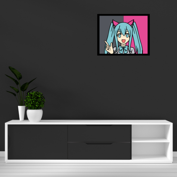 Miku Layered Design for Laser Cutting - Image 6