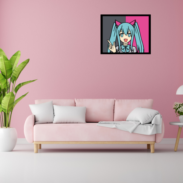 Miku Layered Design for Laser Cutting - Image 4