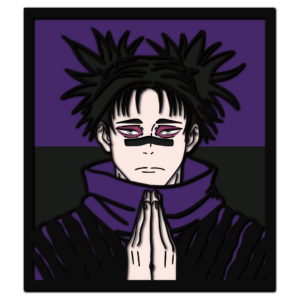 Choso layered design Jujutsu Kaisen cutting template laser wood files