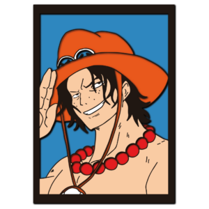 Portuguese D.Ace layered design One Piece cutting files laser wood