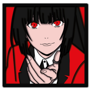 Jabami multilayer design Kakegurui cutting template laser wood files