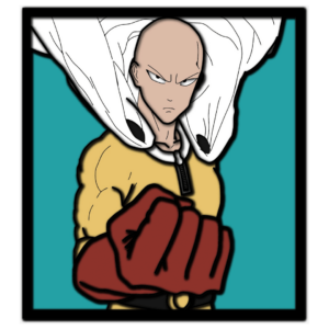 Saitama multilayer design One Punch Man cutting template laser wood