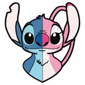 Stitch v2 multilayer design Disney cutting template wood paper files