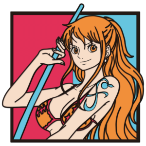 Nami layered design One Piece cutting template laser wood files