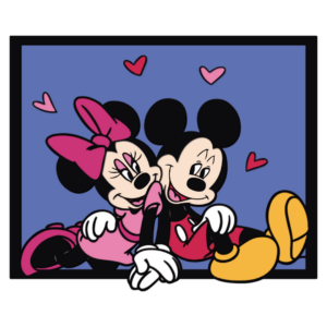 Mickey Minnie Mouse multilayer design Disney cutting files wood paper
