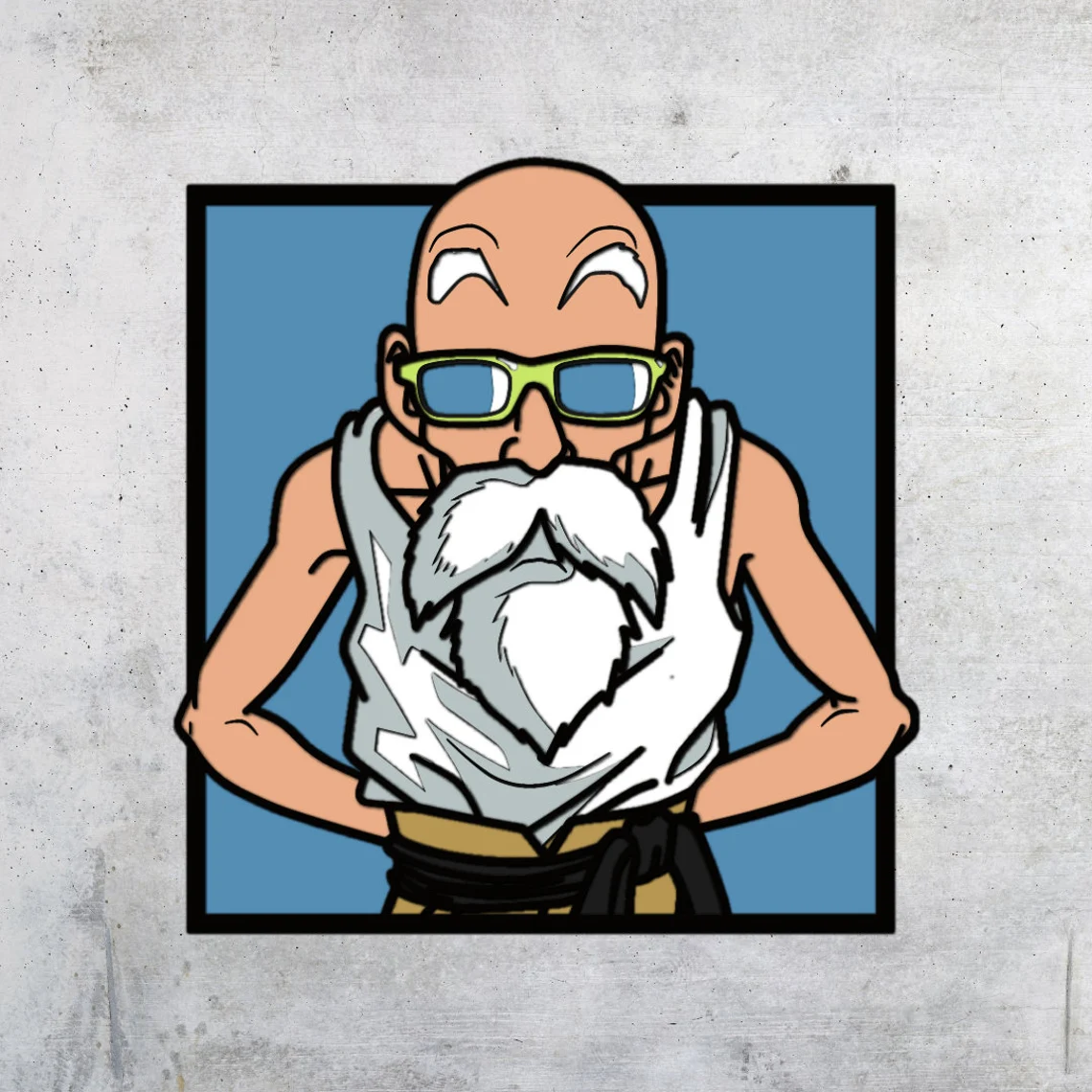 Master Roshi Multilayer Design for Laser Cutting - Image 2