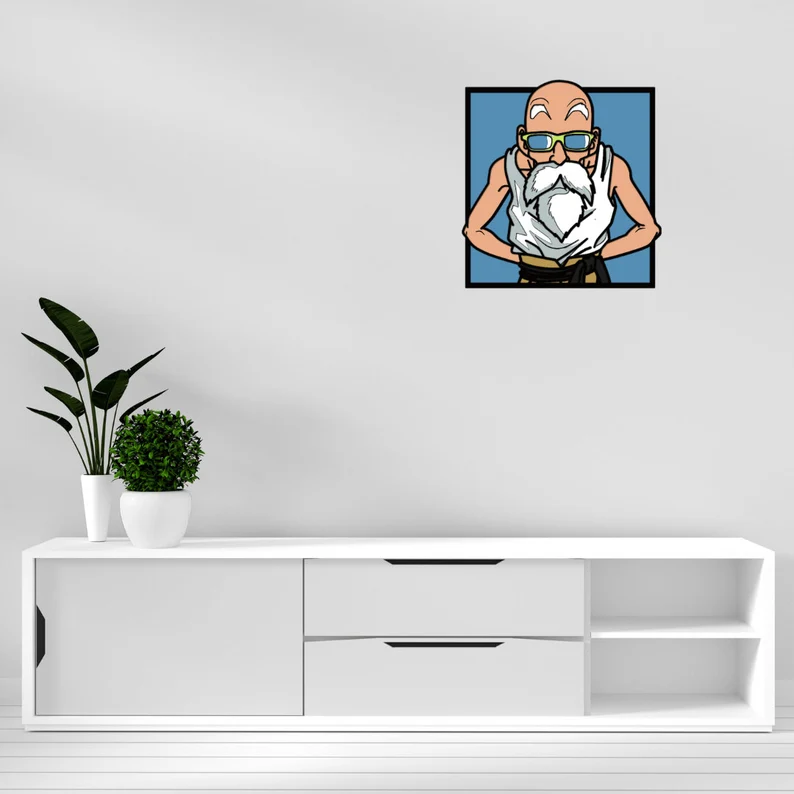 Master Roshi Multilayer Design for Laser Cutting - Image 5