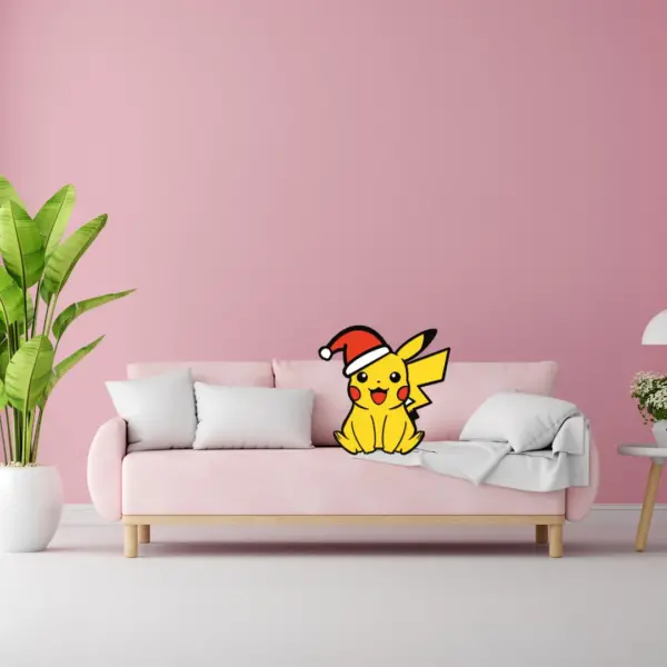 Christmas Pikachu Layered Design Cut File - Image 5