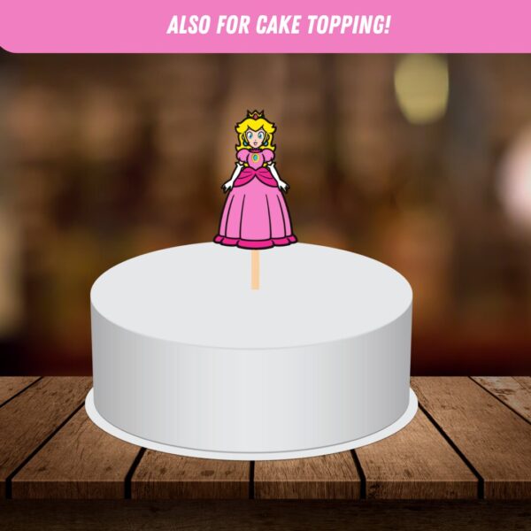 Princess Peach Multilayer Design SVG for Cutting - Image 4