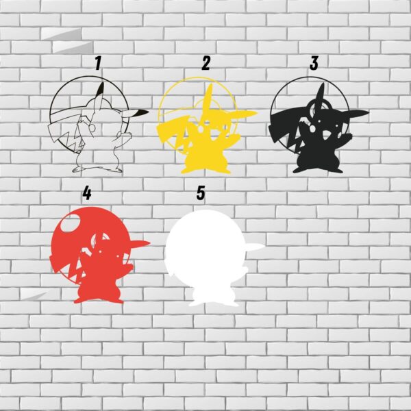 Pikachu v2 Multilayer Design Files for Cutting - Image 2