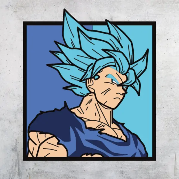 Goku v2 Multilayer Design for Laser Cutting - Image 2