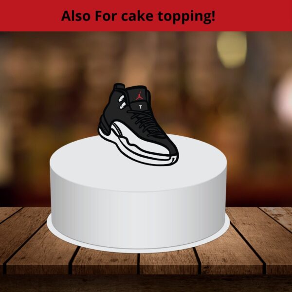 Air Jordan 12 Multilayer SVG Design for Laser Cutting - Image 4