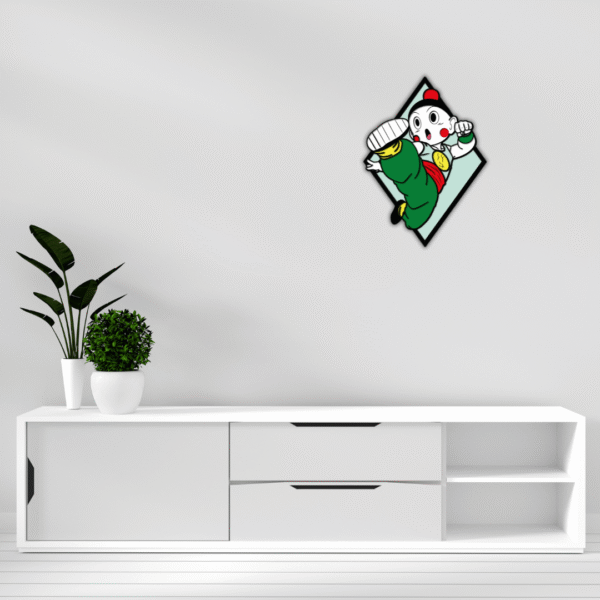 Jiaozi SVG | Dragon Ball 3D Wood Art | Chiaotzu Layered File for Laser & Cricut - Image 5