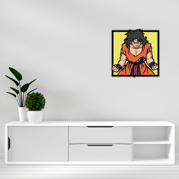 Yamcha SVG for 3D Wood Art | Dragon Ball Z Layered File for Laser & Cricut - Image 7