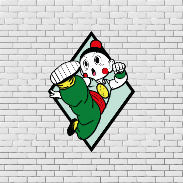 Jiaozi SVG | Dragon Ball 3D Wood Art | Chiaotzu Layered File for Laser & Cricut - Image 3