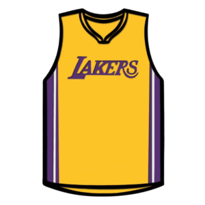 Lakers Jersey SVG cutting files multilayer design basketball wood paper cake topper